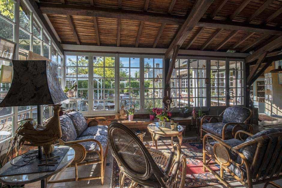 Chateau De L'Abbaye - Teritoria Moreilles レストラン 写真